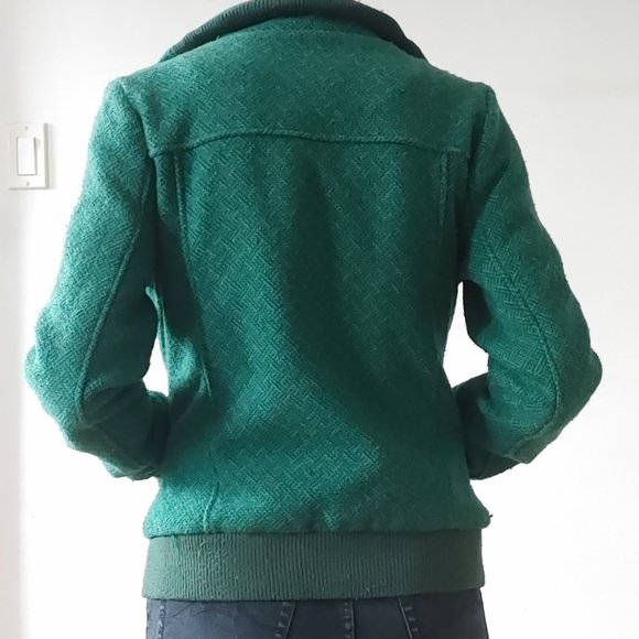 Emerald green spring jacket - Picture 2 of 2